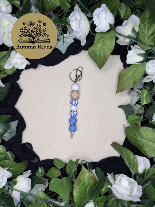 Blue Blossom Keychain
