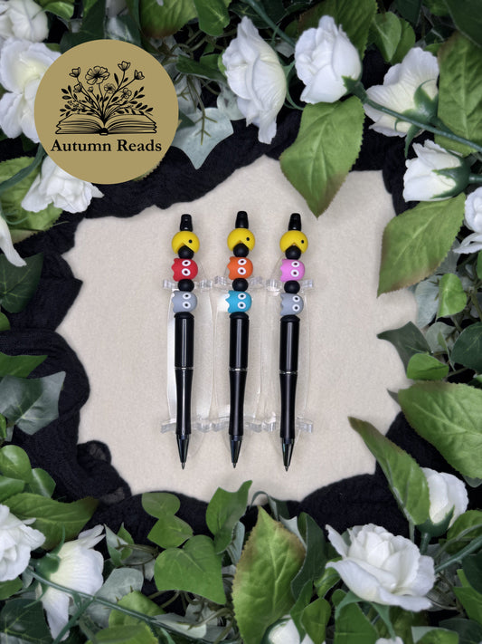 Pac-Man Beaded Ballpoint Pen