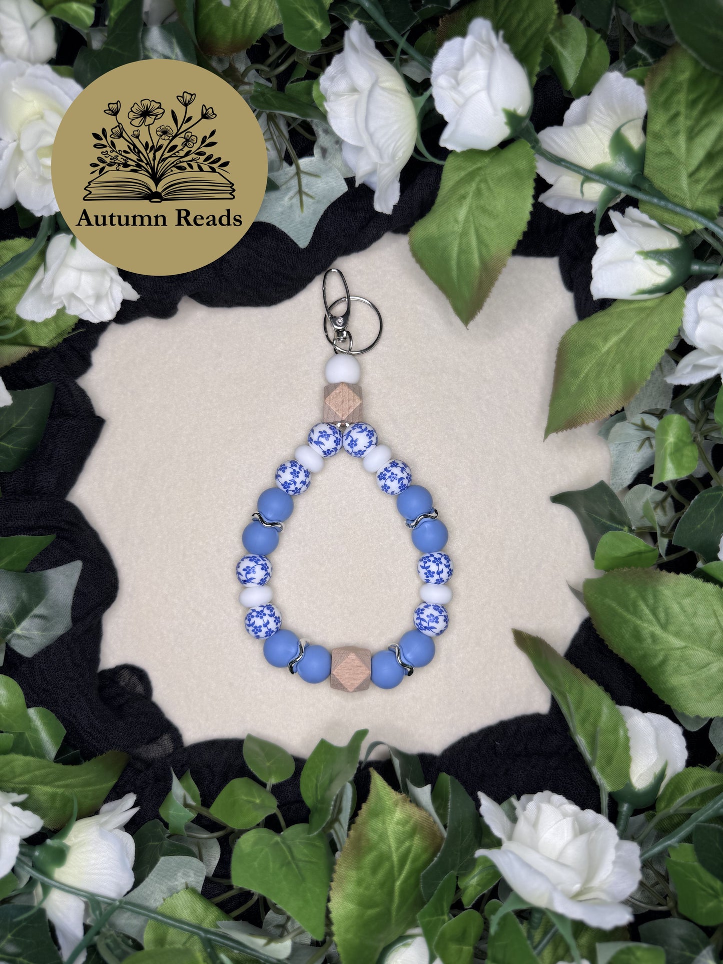 Blue Blossom Keychain