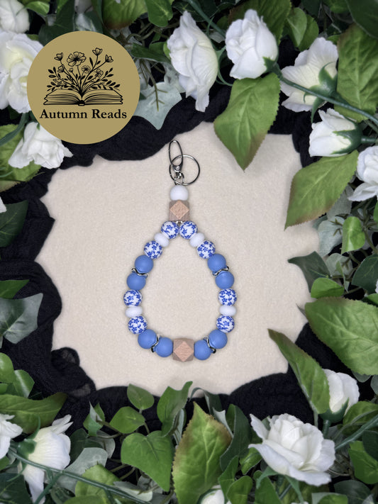 Blue Blossom Keychain