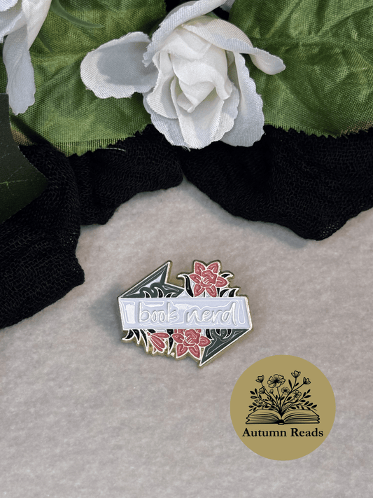Book Nerd Pin