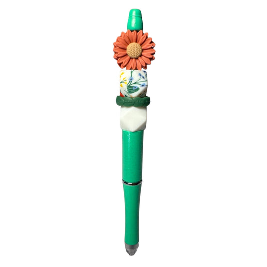 Daisy Garden Beaded Ballpoint Pen