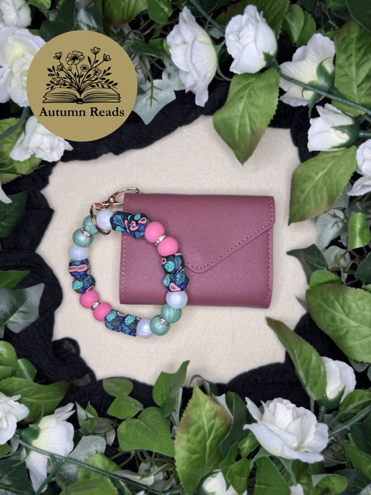 Fresh Papaya Keychain with Pink Wallet