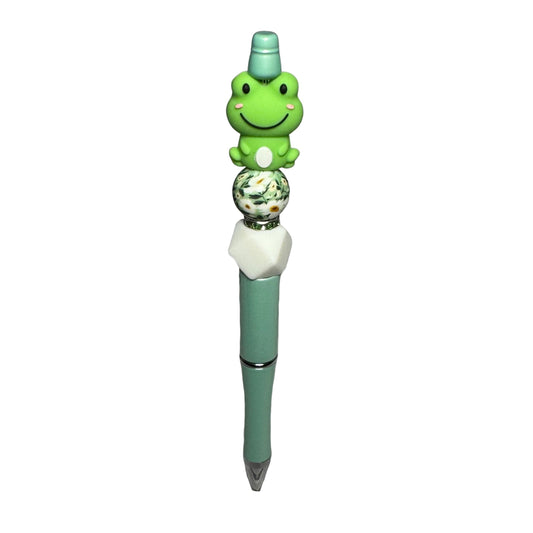 Frog Beaded Ballpoint Pen