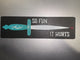 Desperado Club Knife (So Fun It Hurts) 3D Printed Bookmark