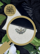 Green Flower Moth USB‑C Dust Plug Charm