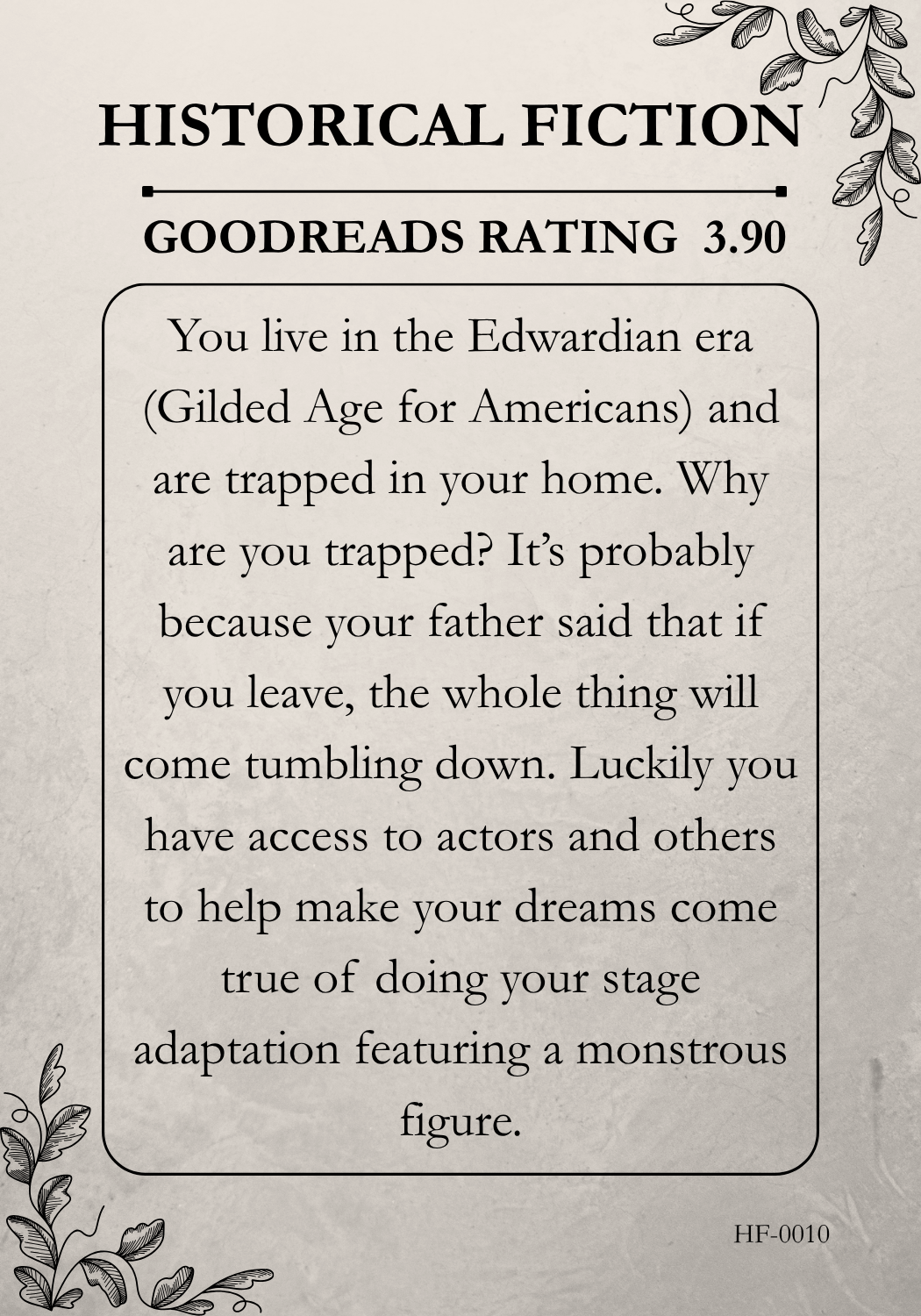 Historical Fiction #10