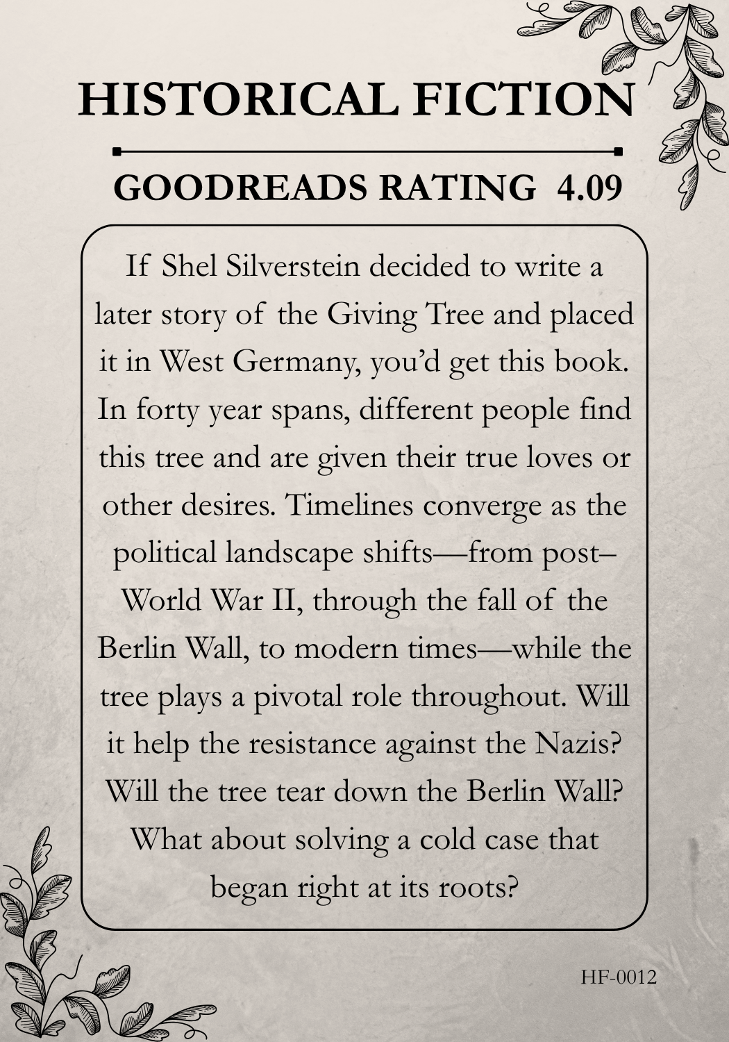 Historical Fiction #12