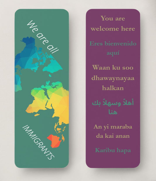 Immigrant Support Bookmark