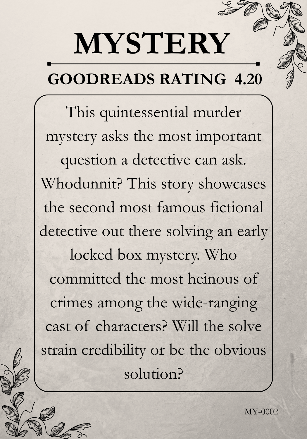 Mystery #2