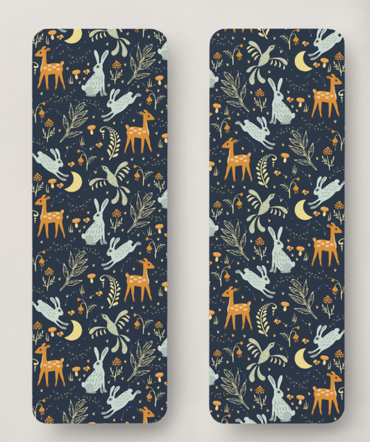 Nighttime Forest Animals Bookmark