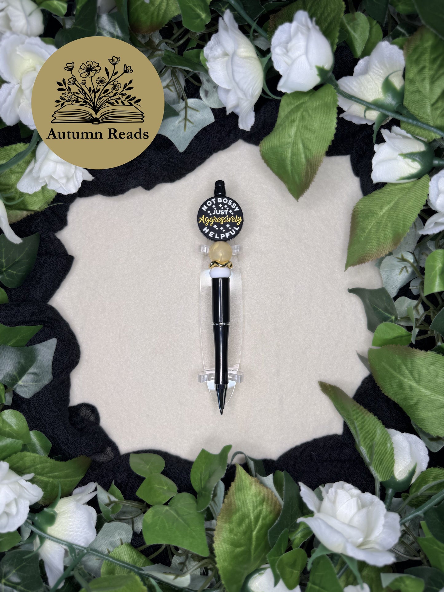 Not Bossy Beaded Ballpoint Pen