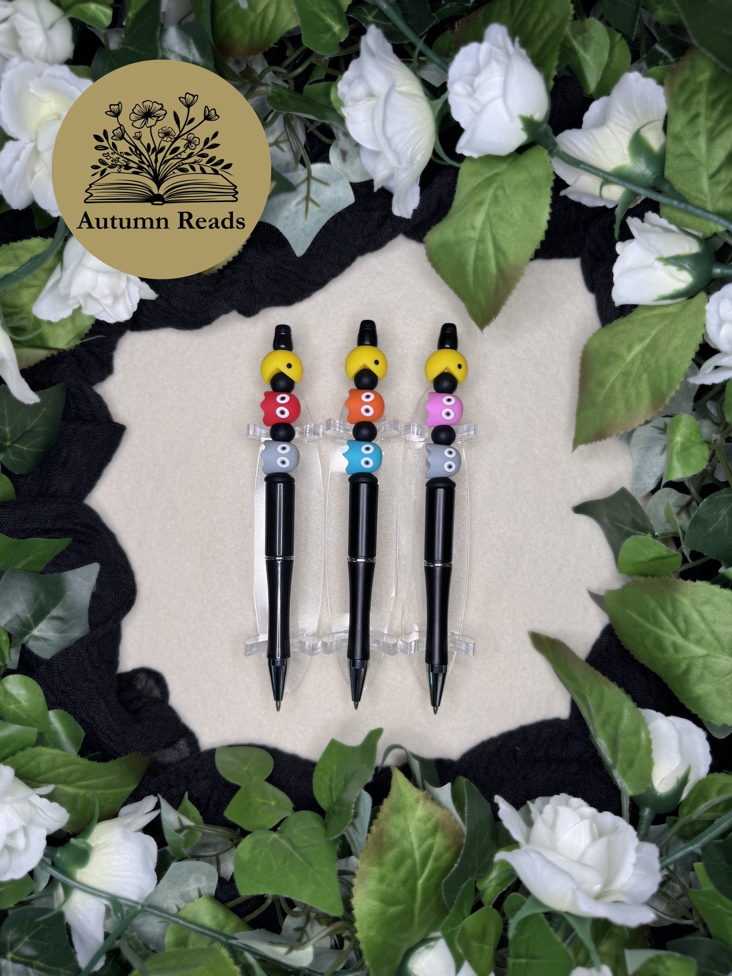 Pac-Man Beaded Ballpoint Pen