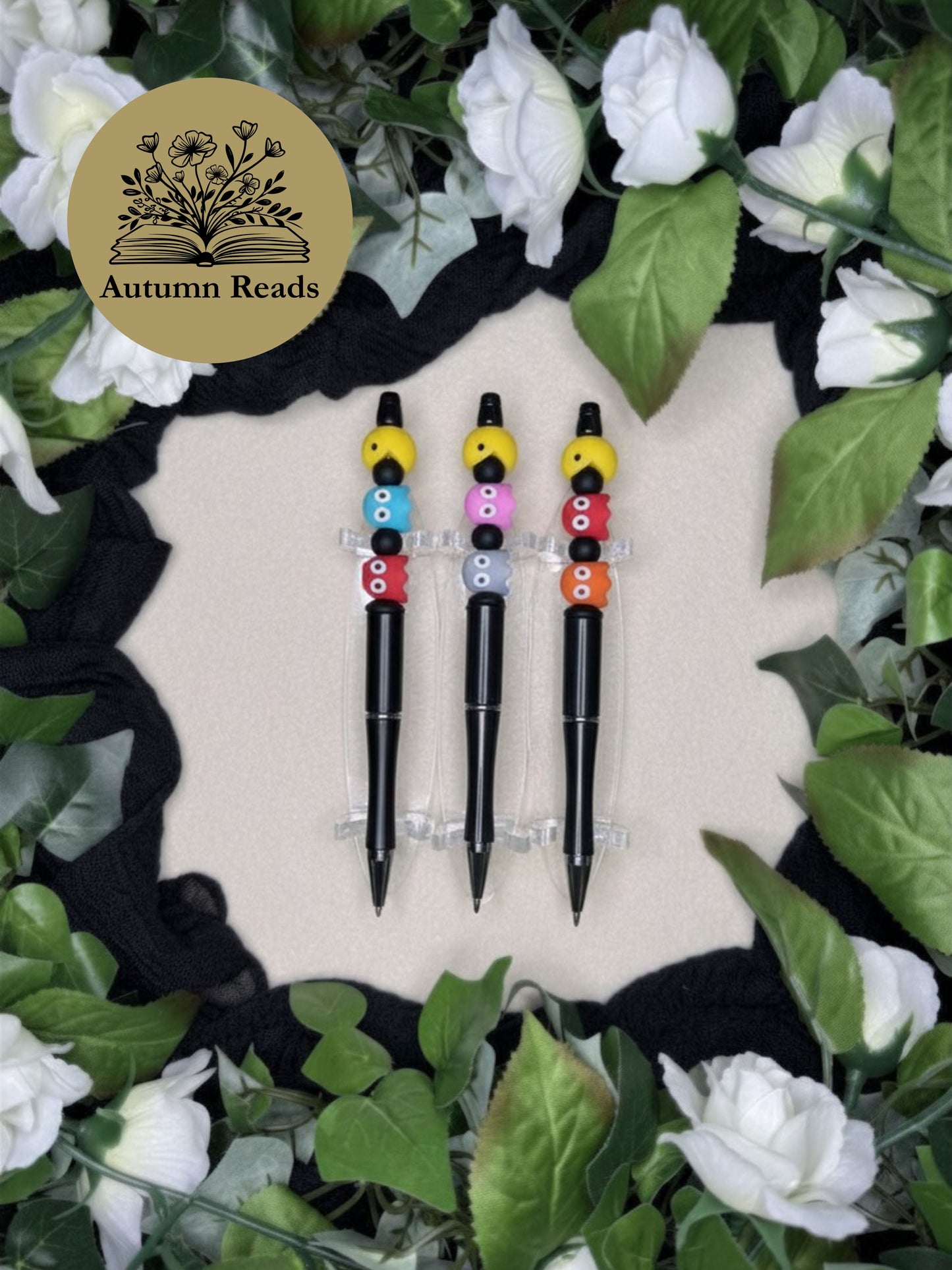 Pac-Man Beaded Ballpoint Pen