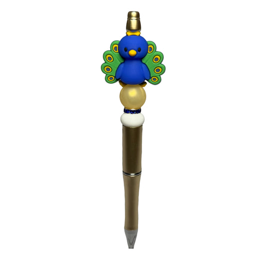 Peacock Beaded Ballpoint Pen