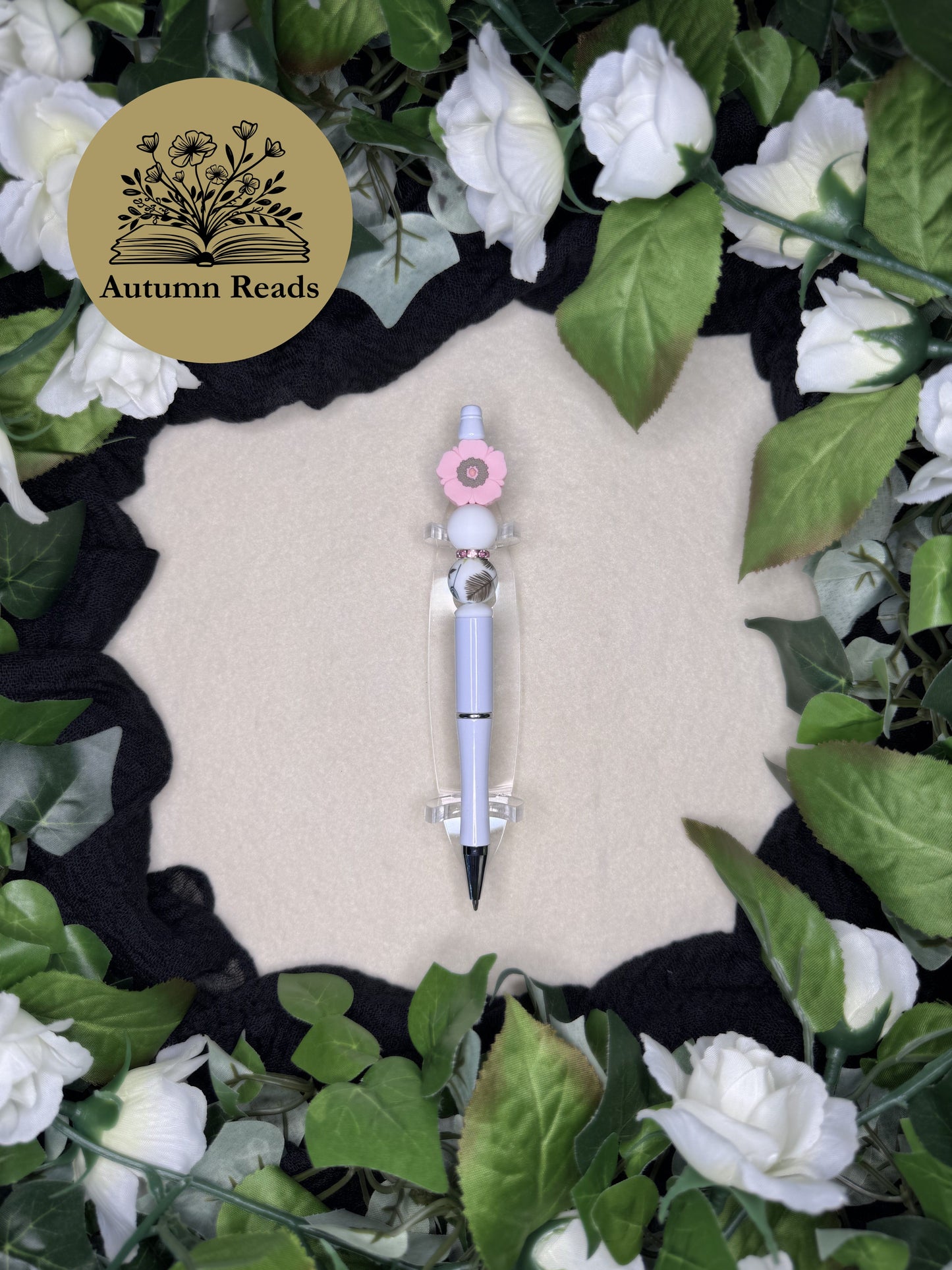Poppy Beaded Ballpoint Pen