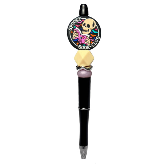 Spooky Book Club Beaded Ballpoint Pen