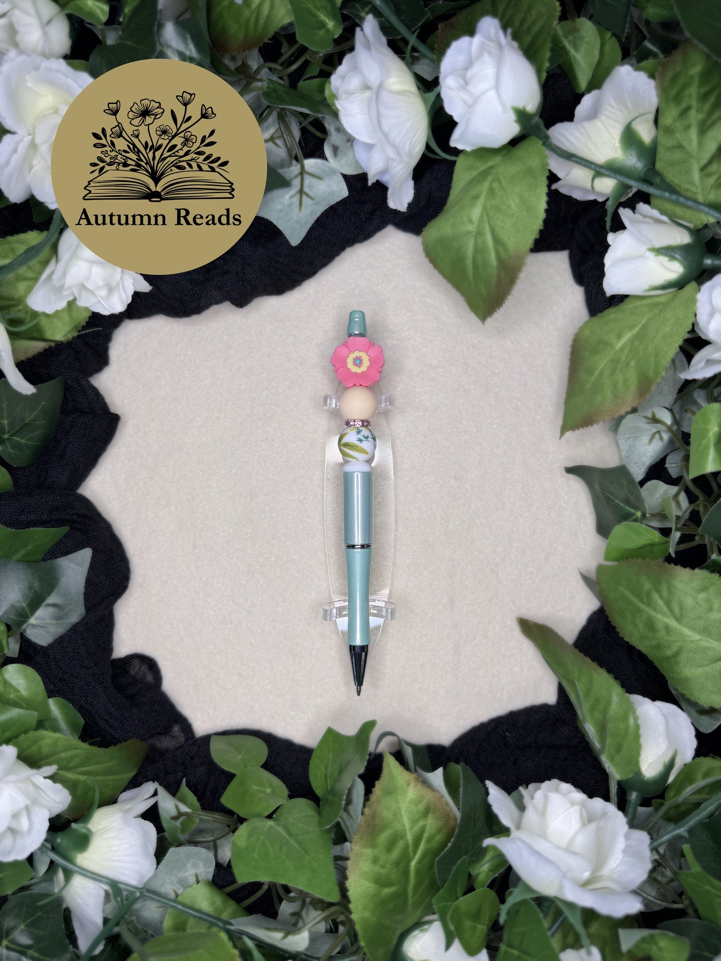 Poppy Beaded Ballpoint Pen