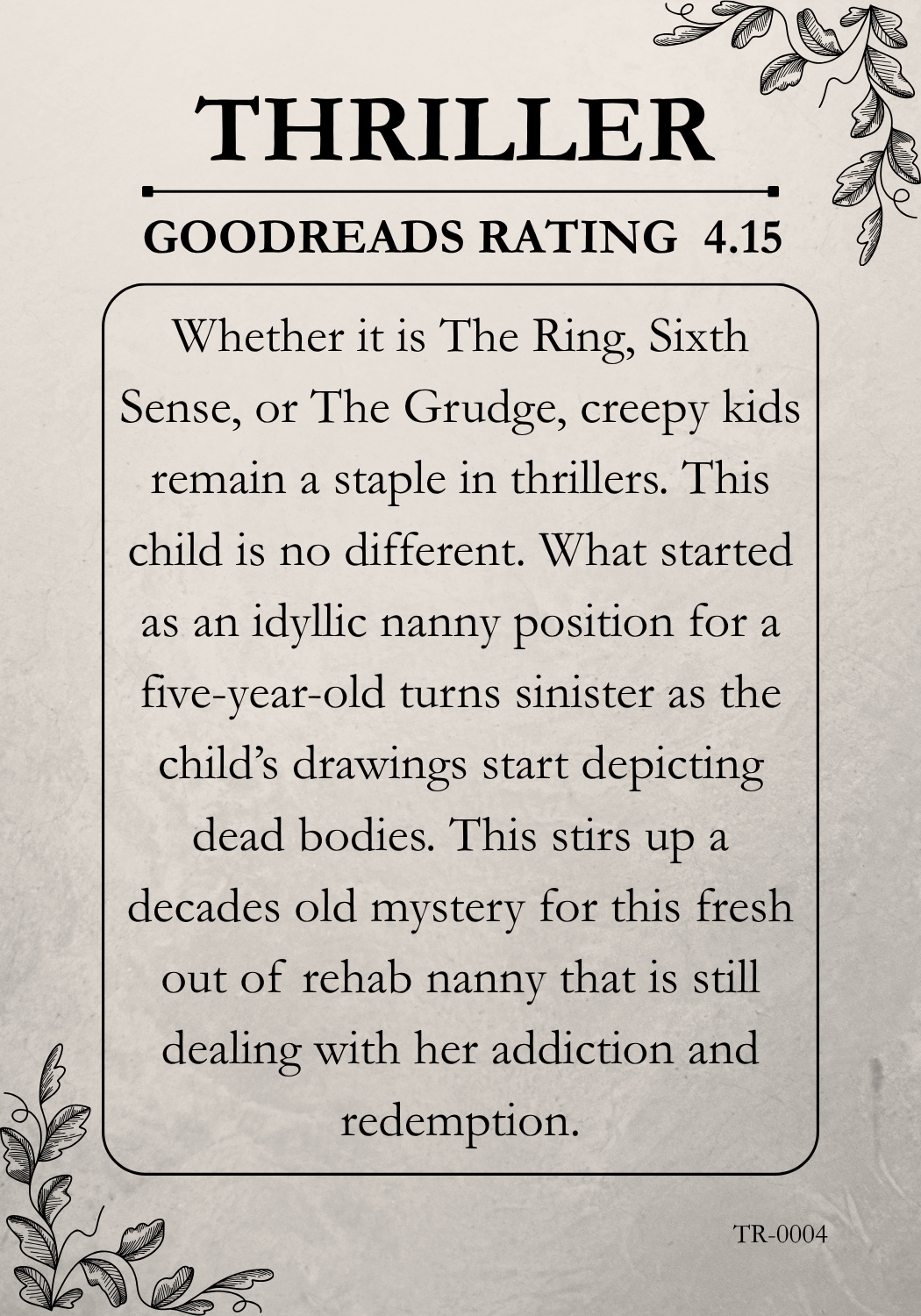 Thriller #4