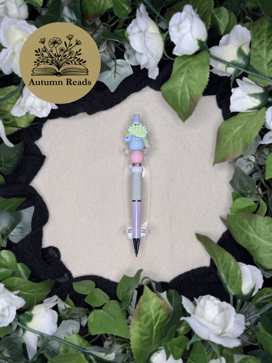 Unicorn Beaded Ballpoint Pen