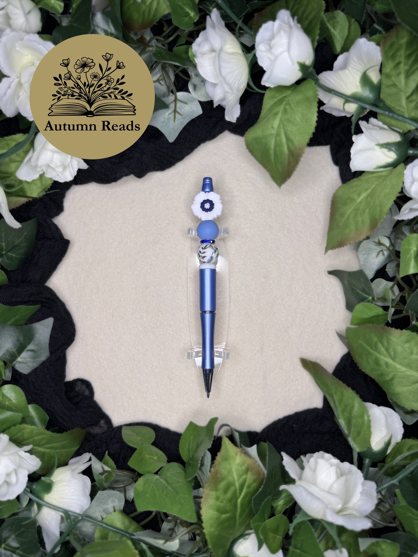 Poppy Beaded Ballpoint Pen